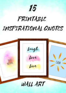 15 Printable Inspirational Quotes Prints (Download)